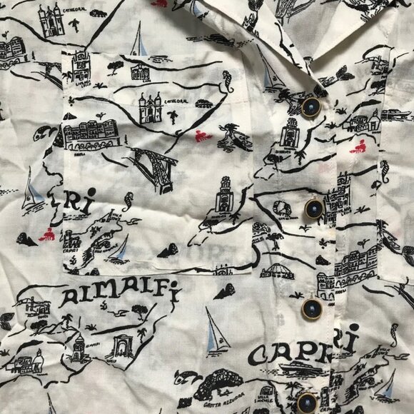 Maeve Anthropology Button Down Women Top XSP - Picture 2 of 5